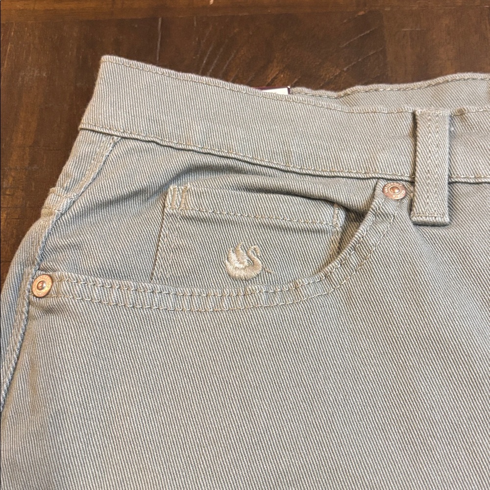 NWT  Gloria Vanderbilt Soft Green Amanda Jean Tapered Classic Mid Rise (16) - Picture 6 of 7